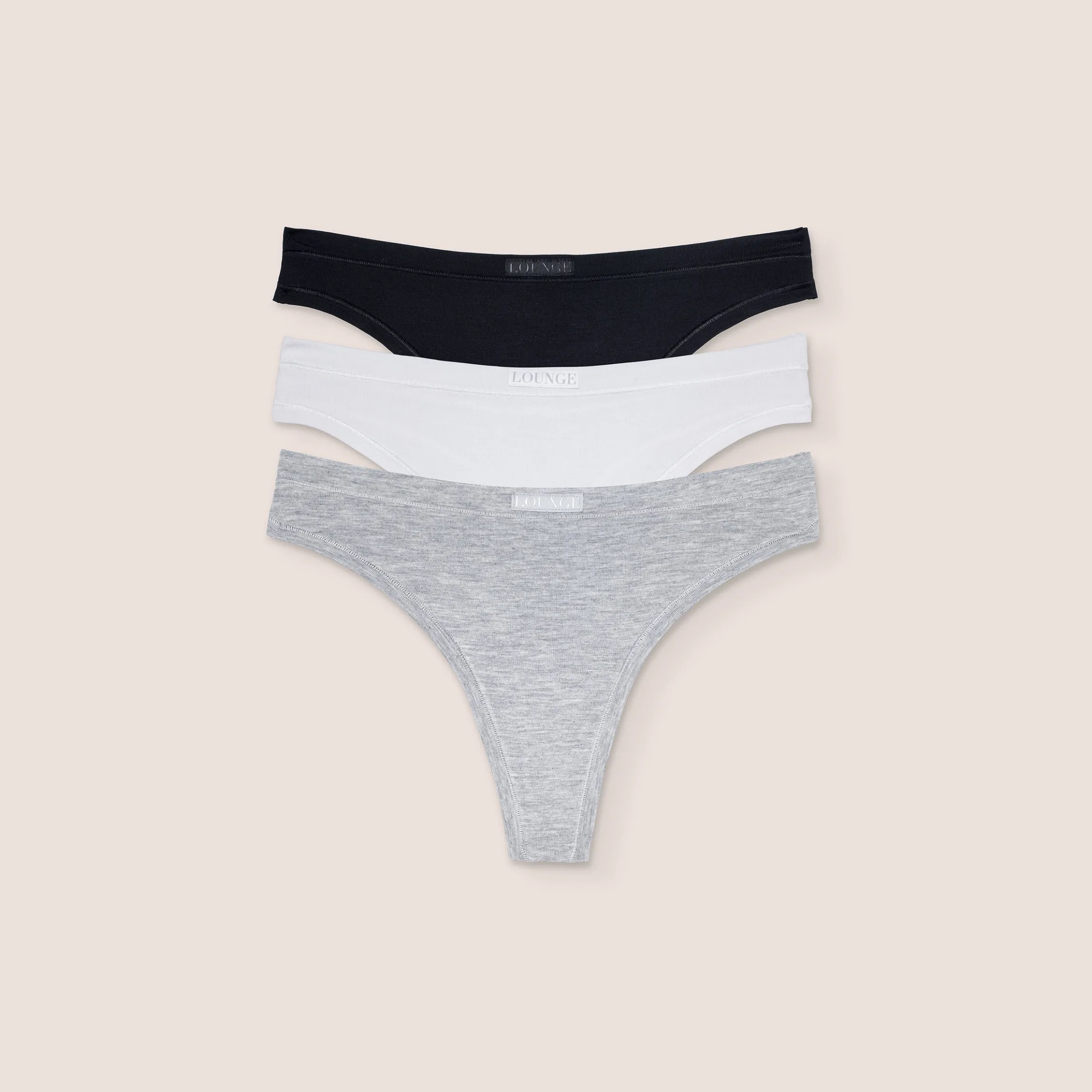 Bamboo Comfort Thong (3-pakke) - Multi