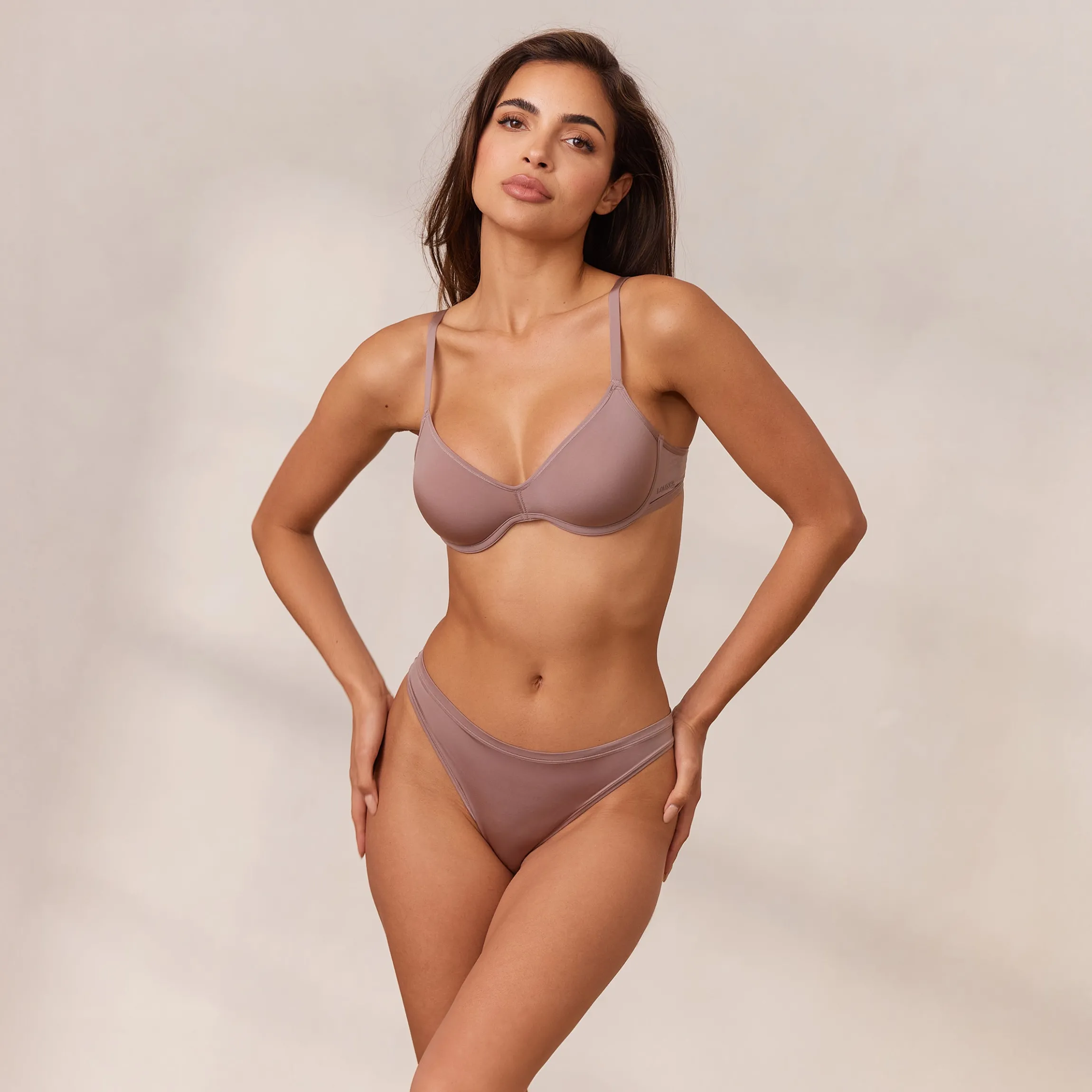 Barely There Plunge BH - Mauve