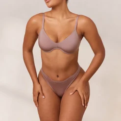 Barely There Plunge BH - Mauve