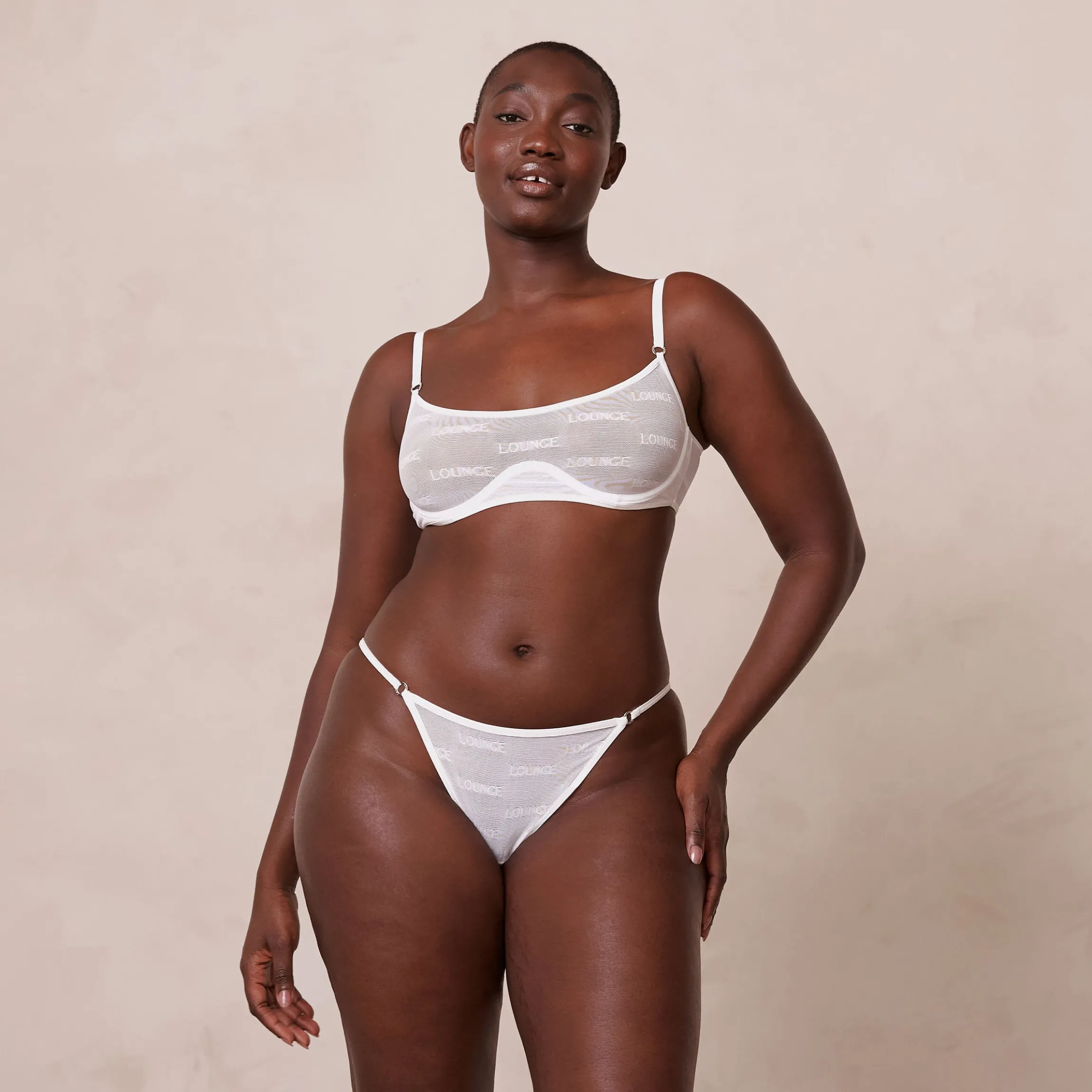 Bold Mesh BH - Hvid