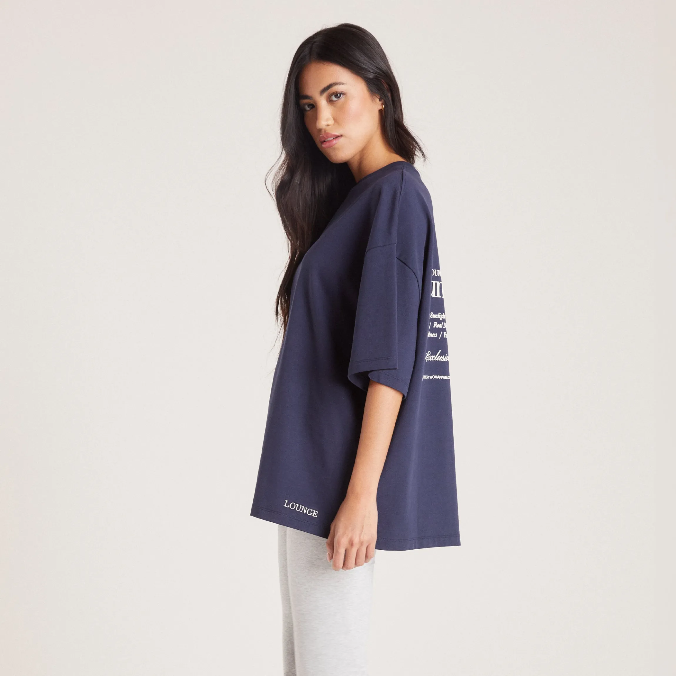 Boxy T-Shirt - Blækblå