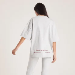 Boxy T-Shirt - Grå Marl
