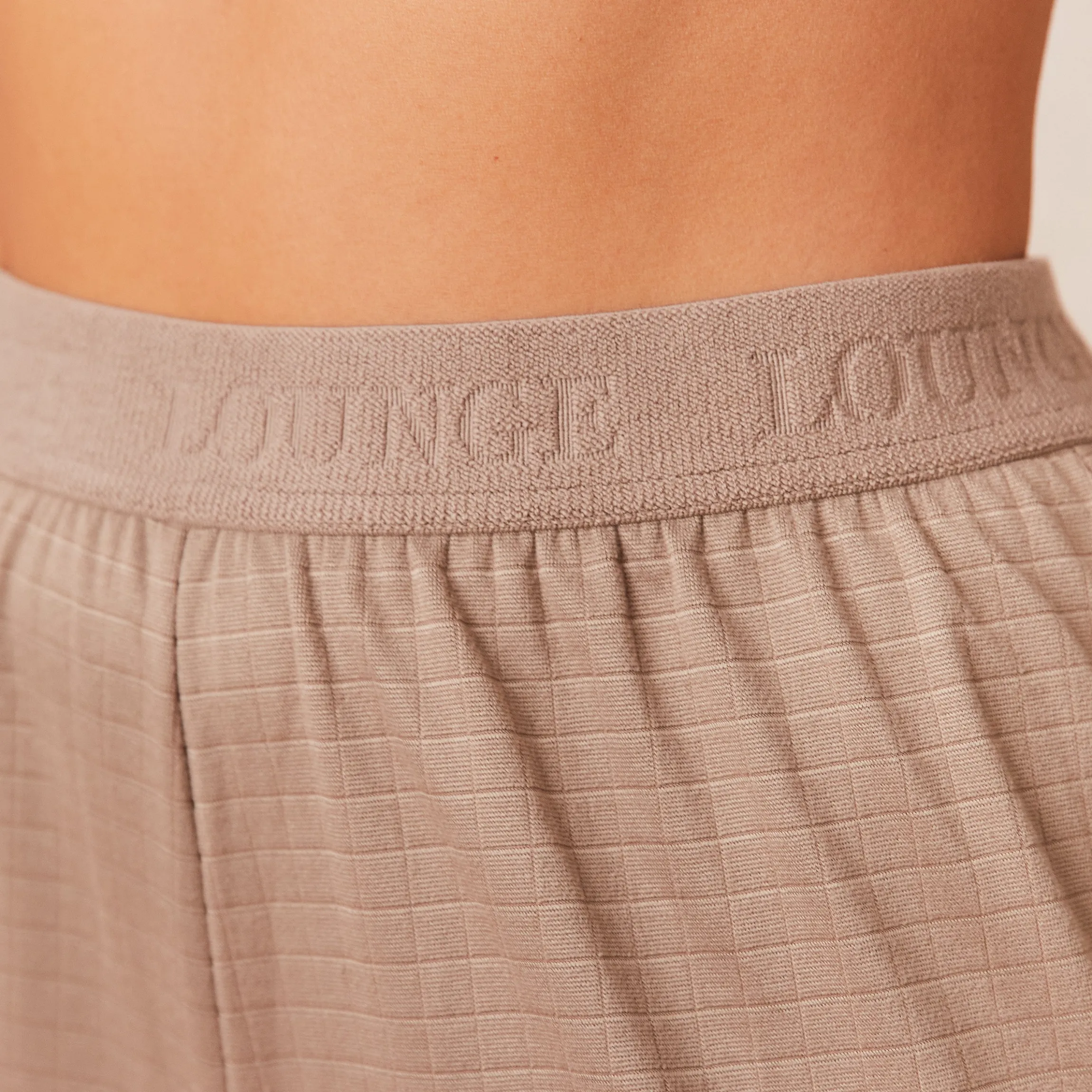 Classic Fleece Oversized Pyjamashorts - Fawn