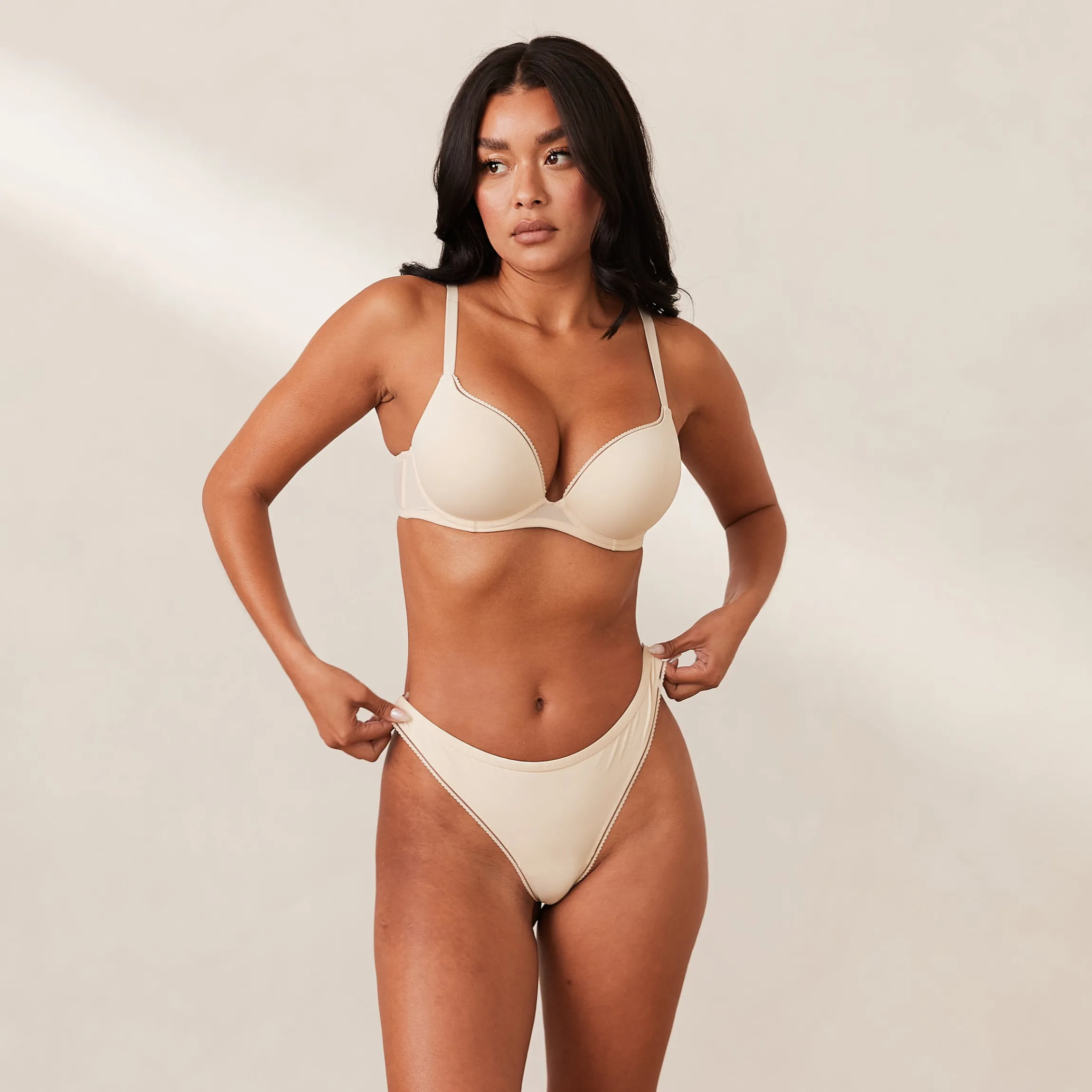 Comfort Push-Up T-shirt BH - Latte