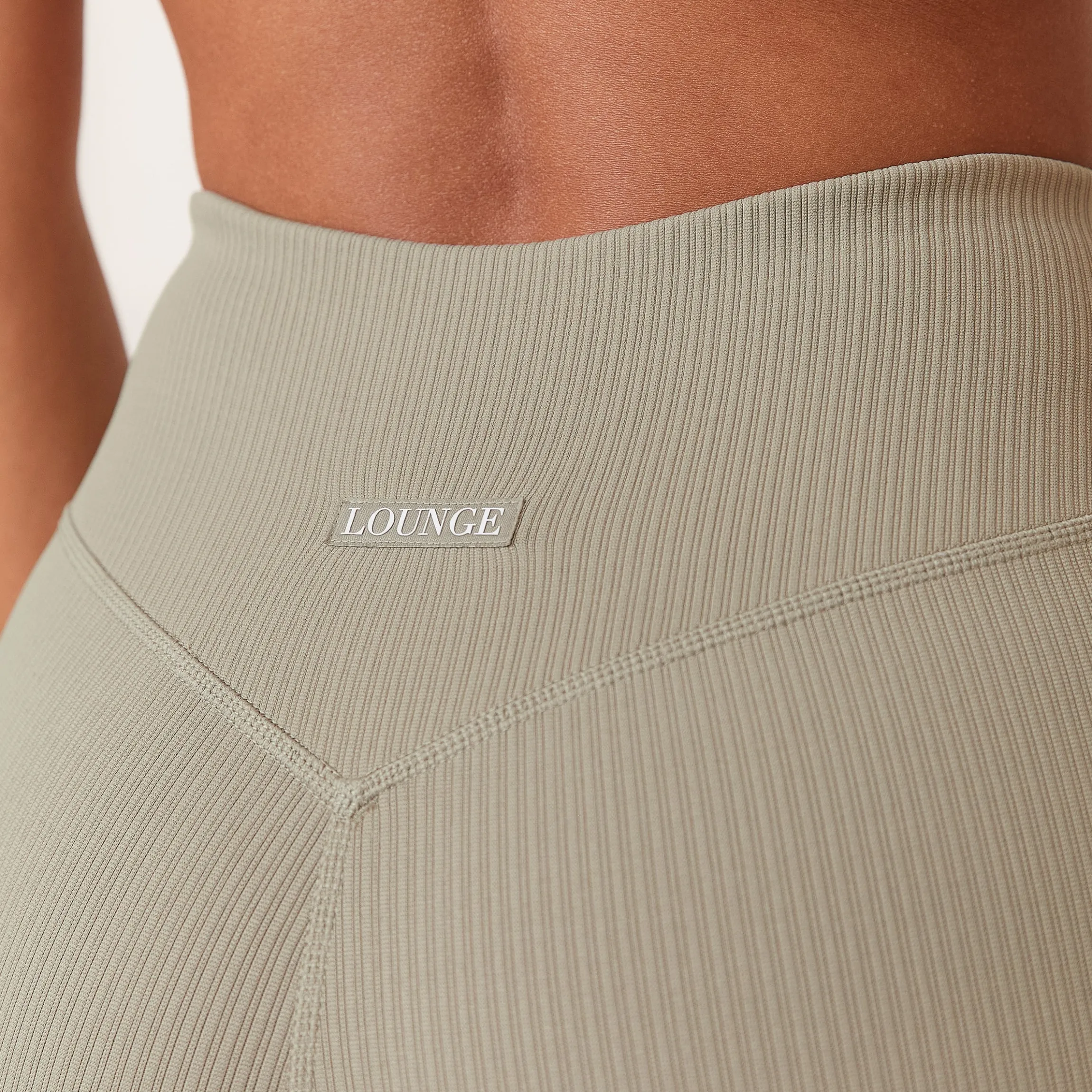 Cosy Ribbede Leggings - Mørkebrun