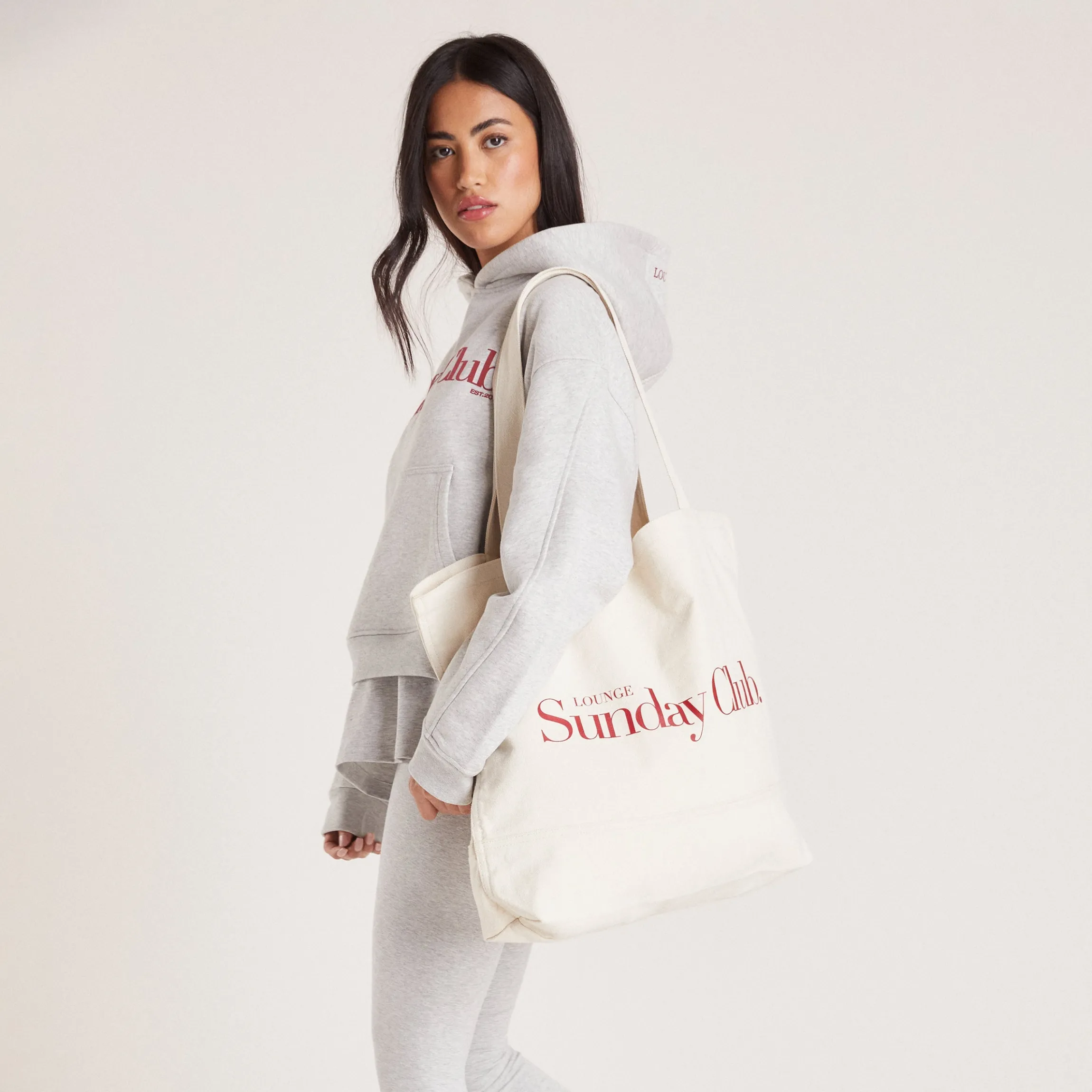 Cotton Canvas Tote Bag - Creme