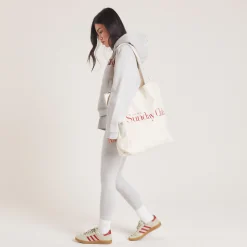 Cotton Canvas Tote Bag - Creme