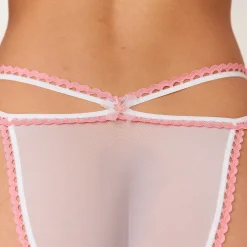 Daisy Embroidered Trusser - Hvid
