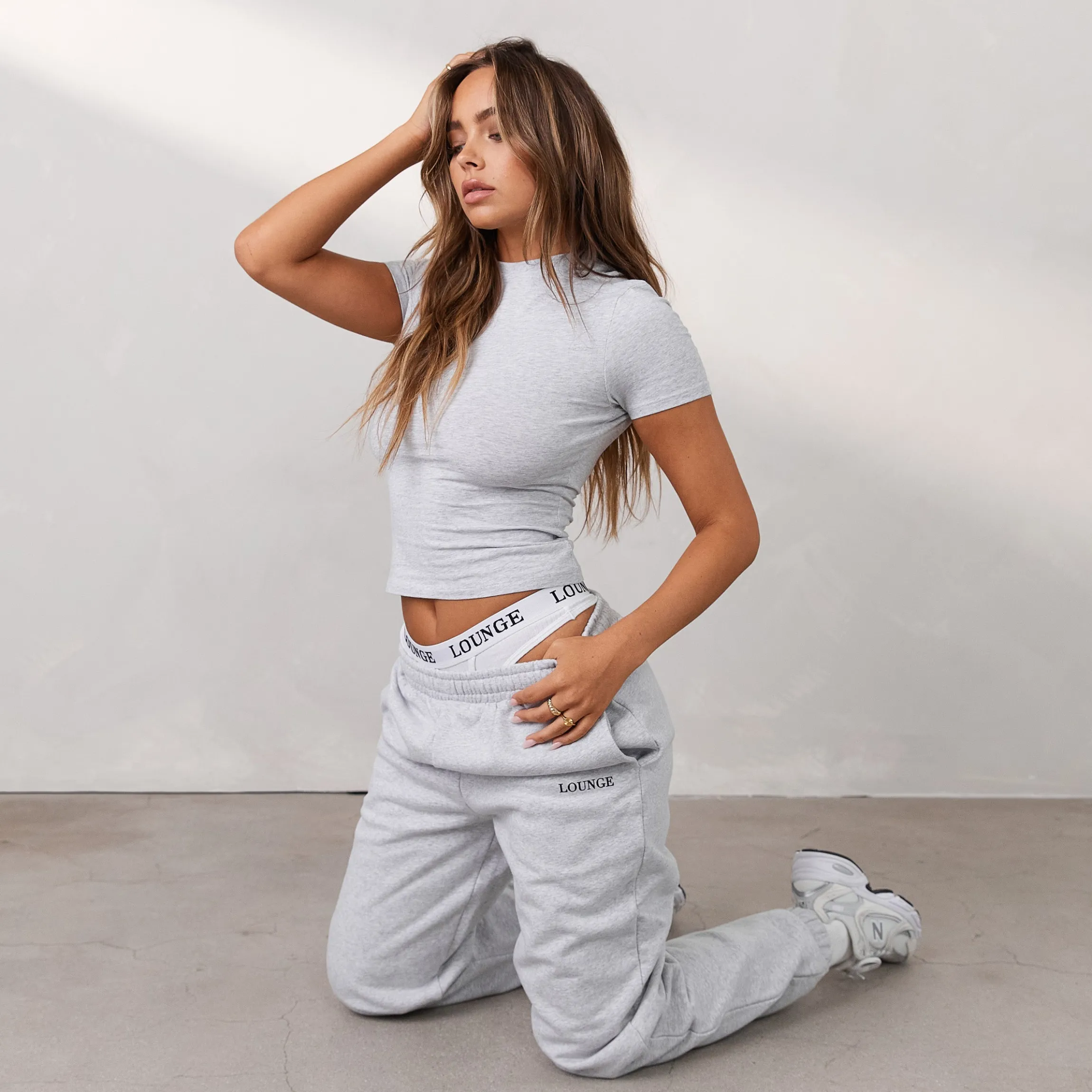 Essential Joggingbukser - Frostfarvet