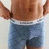 Everyday Boksershorts til Mænd (3-pakke) - Blå Print