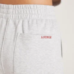 Joggingbukser med Lige Ben - Grå Marl