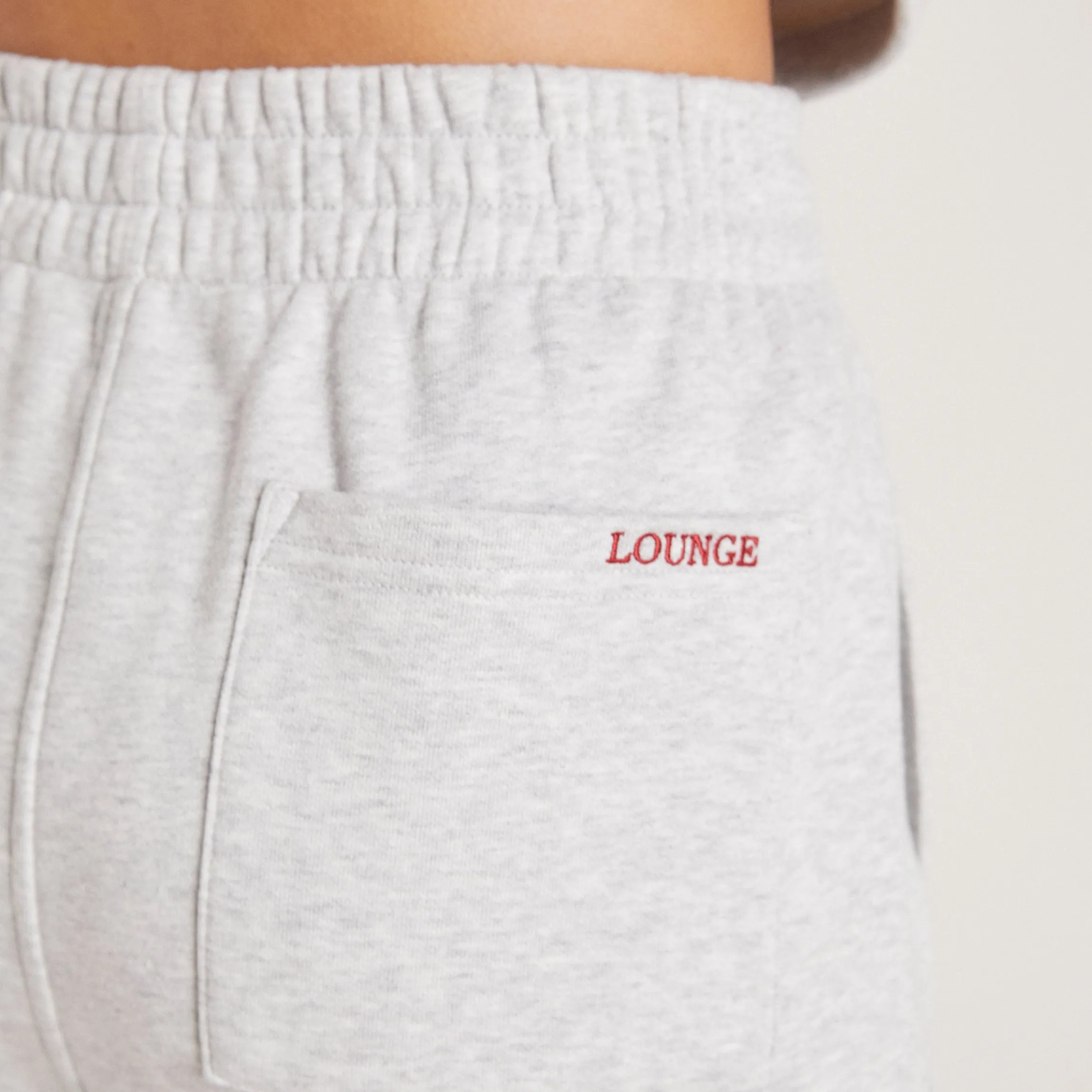 Joggingbukser med Lige Ben - Grå Marl
