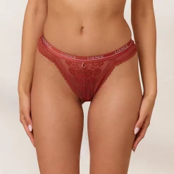 Liberty Thong - Brændt Rød