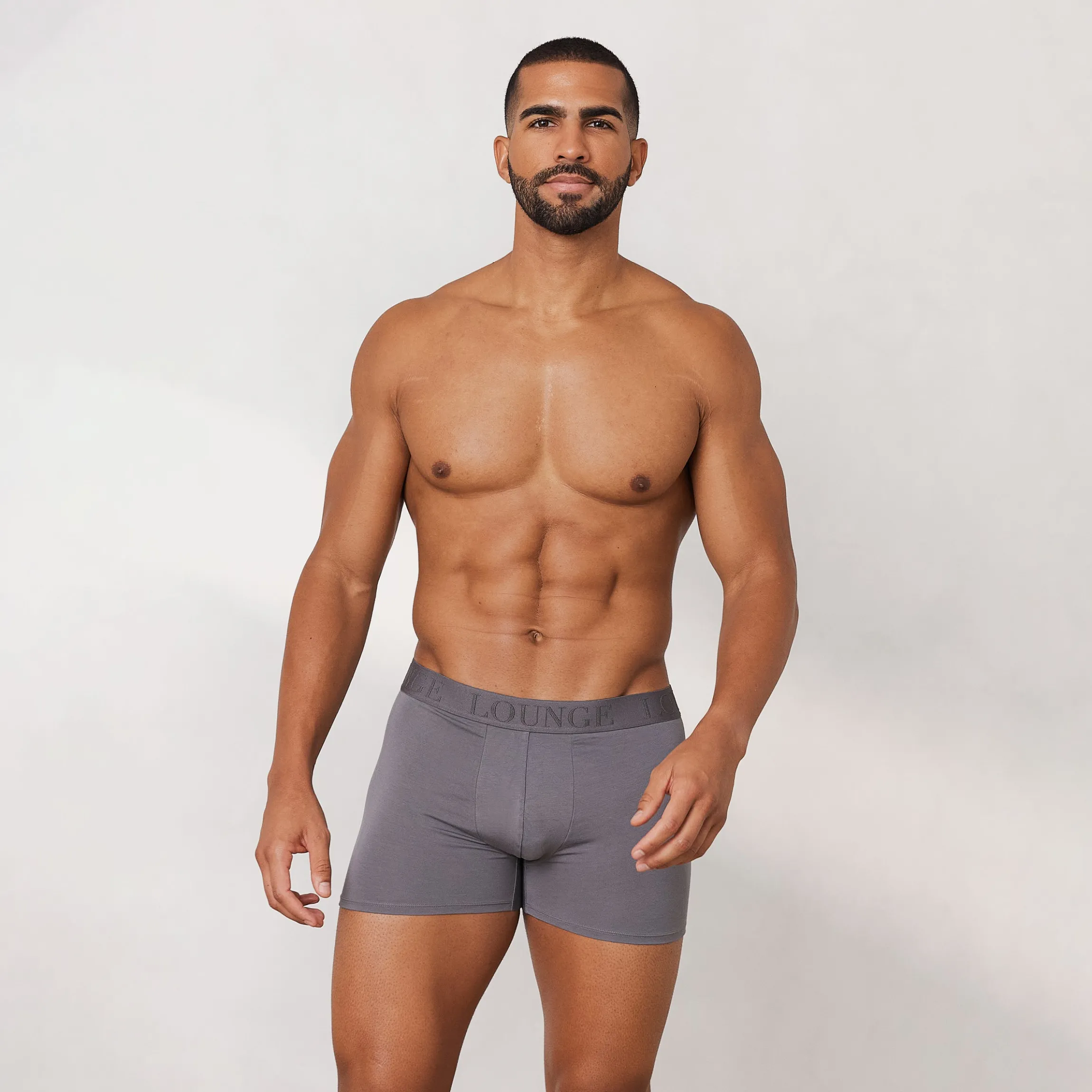 Luxe Boksershorts til Mænd (3-pak) - Kul