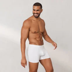 Luxe Boksershorts til Mænd (3-pak) - Hvid