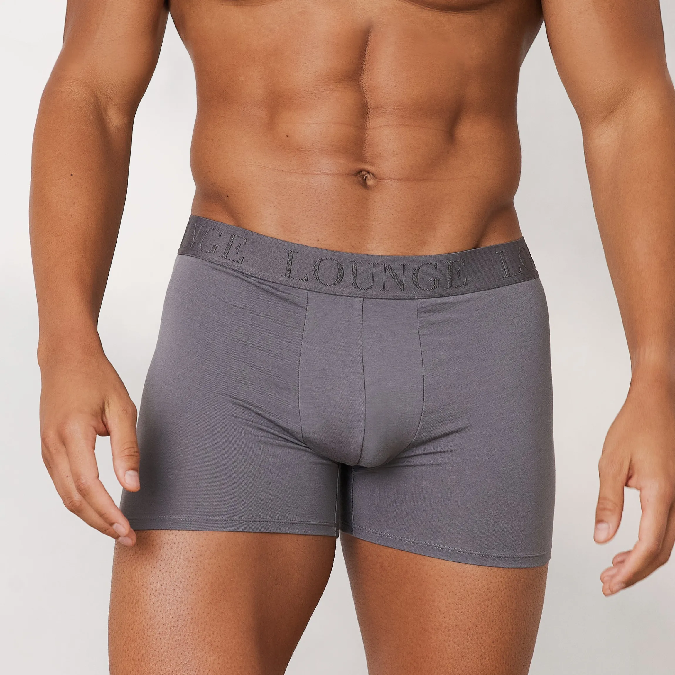 Luxe Boksershorts til Mænd (3-pak) - Kul