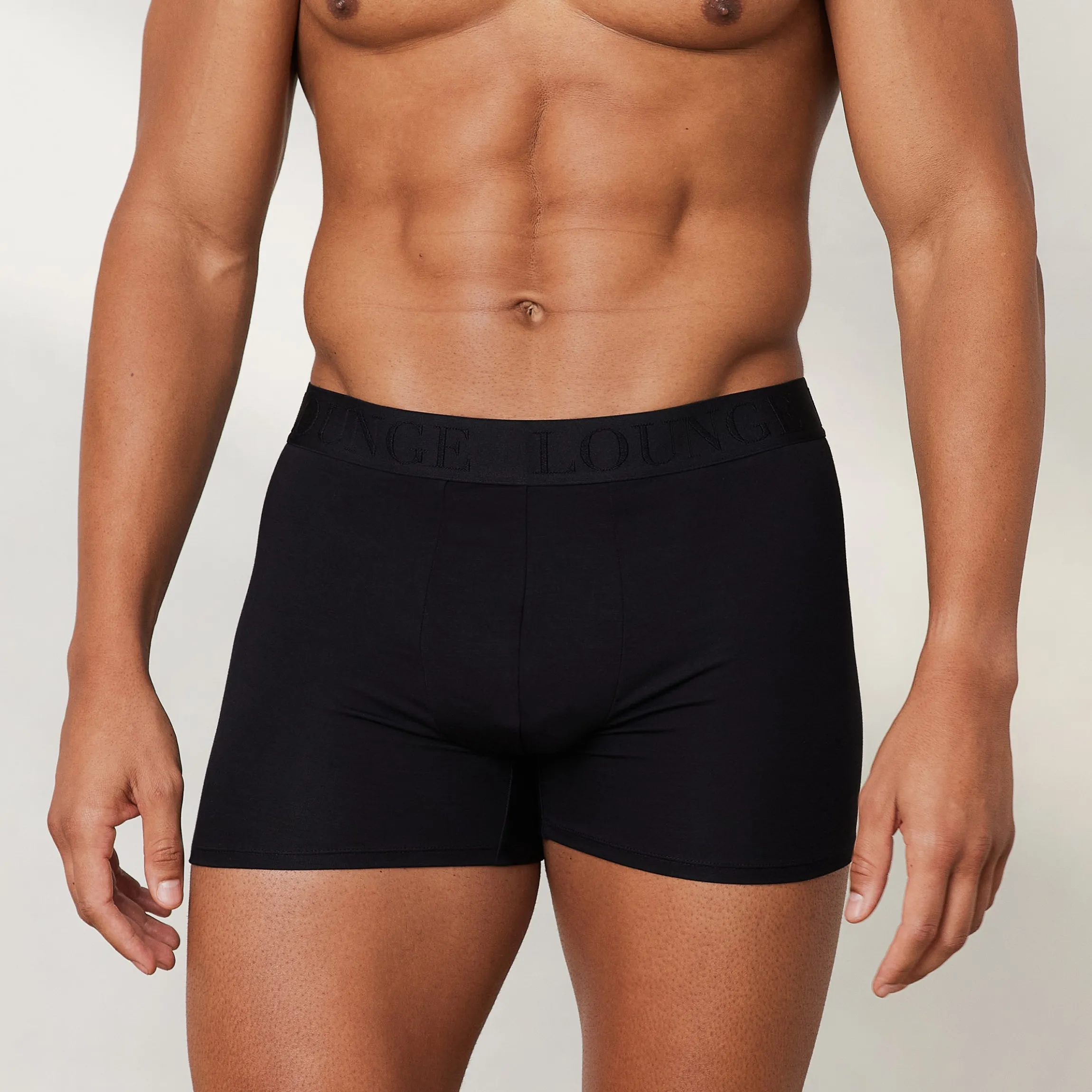 Luxe Boksershorts til Mænd (3-pak) - Sort