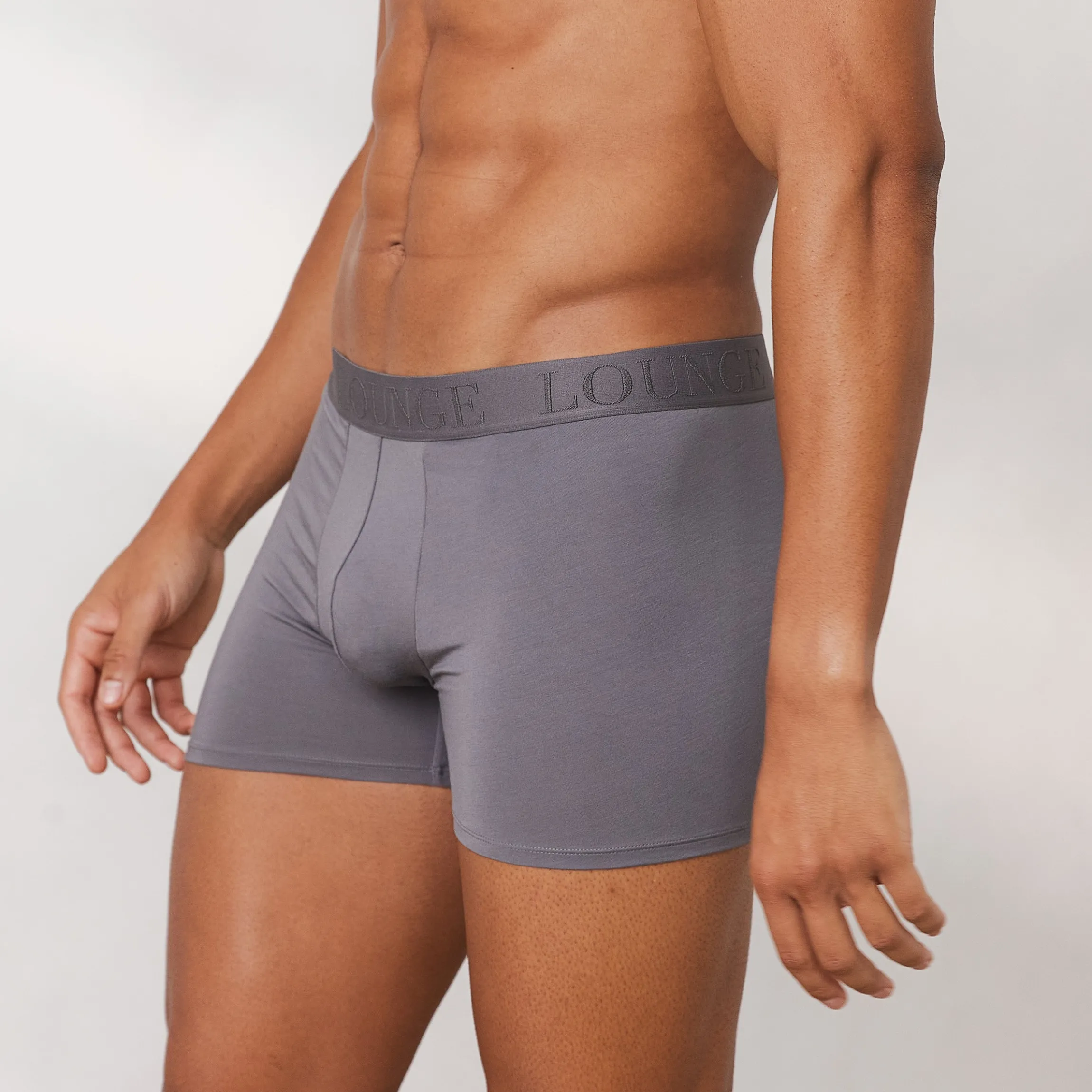 Luxe Boksershorts til Mænd (3-pak) - Kul
