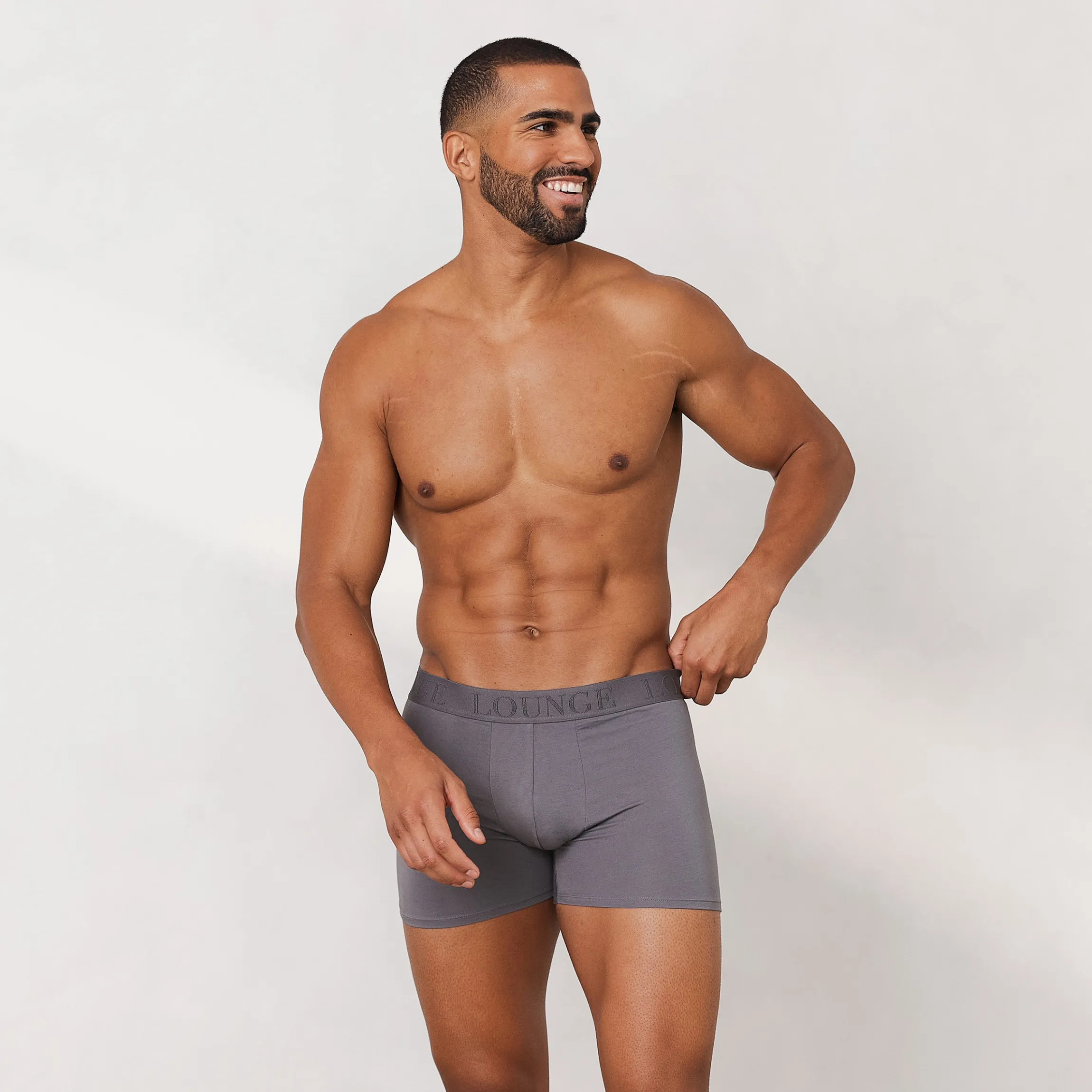 Luxe Boksershorts til Mænd (3-pak) - Kul