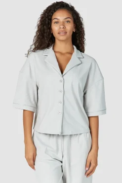 Luxury Embossed Pyjamatop - Rimfrost