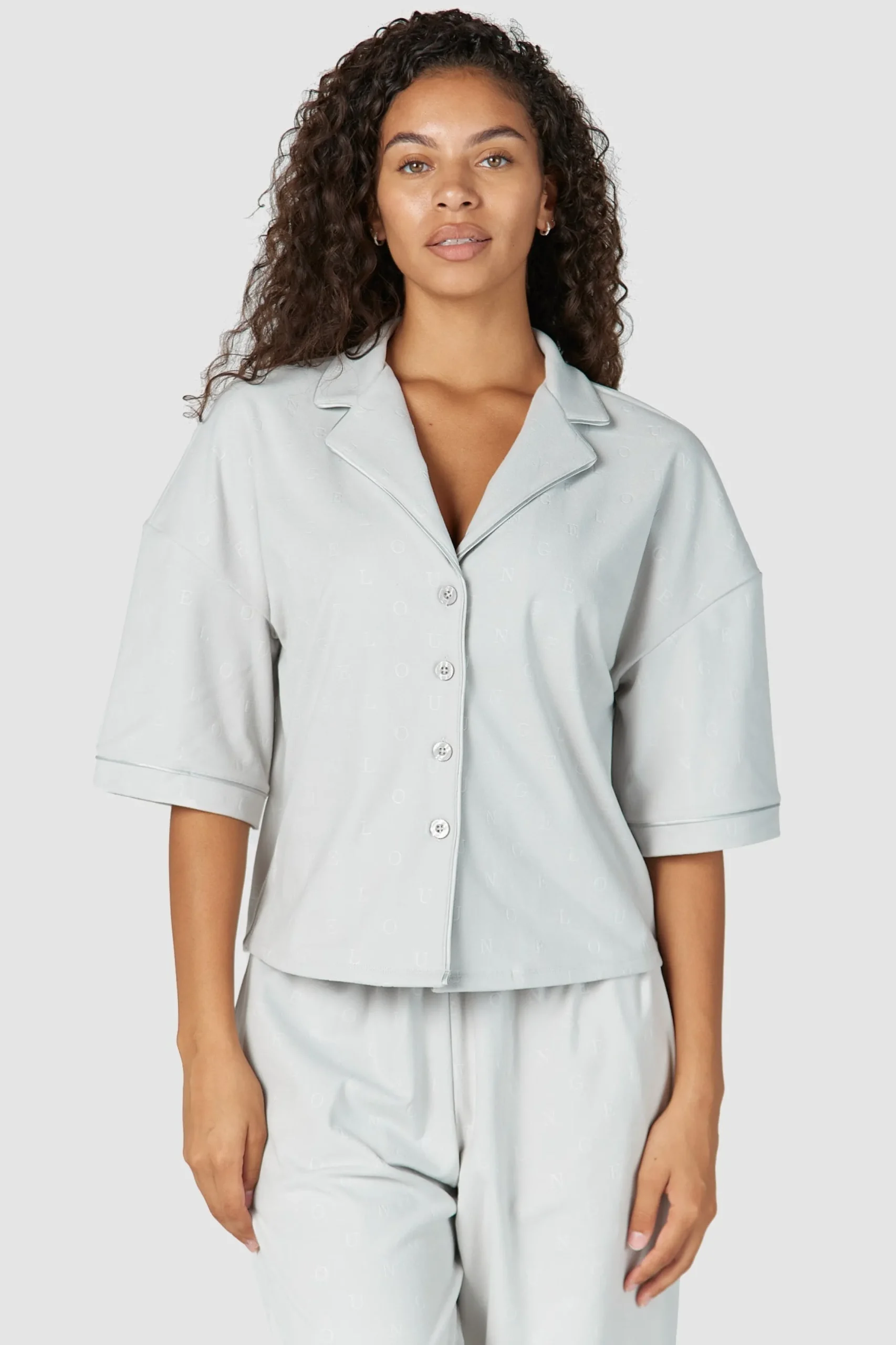 Luxury Embossed Pyjamatop - Rimfrost