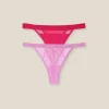 Mesh/Royal G-strenge i begrænset oplag (2 Pack) - Pink