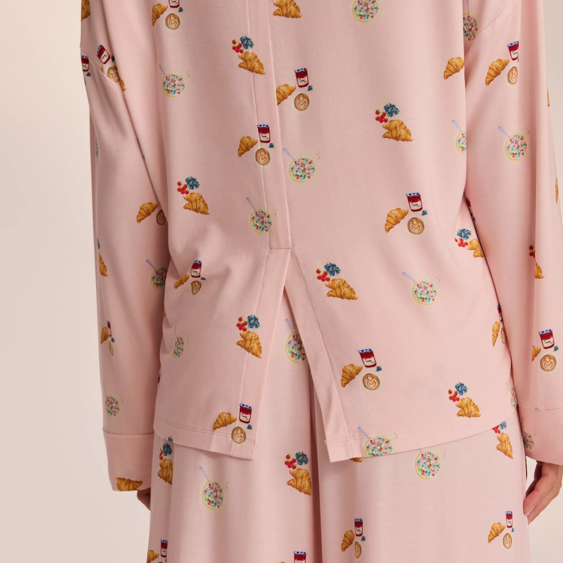Modal Pyjama Skjorte - Pink