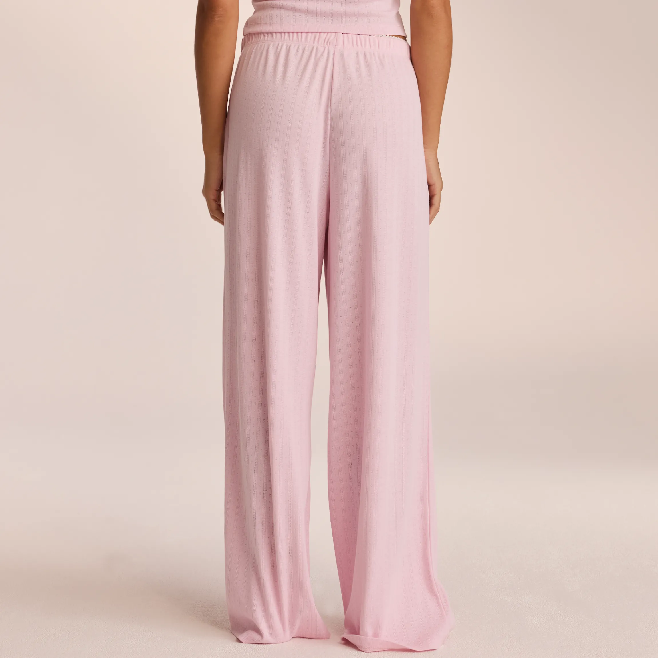 Pointelle Pyjamabukser - Pink