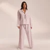 Pyjamabukser i Bomuld - Lilla
