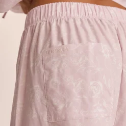 Pyjamabukser i Bomuld - Lilla