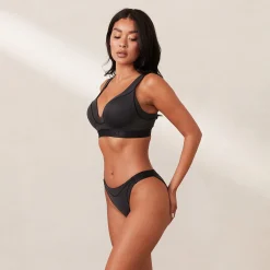 Ribbed Mindful BH - Sort