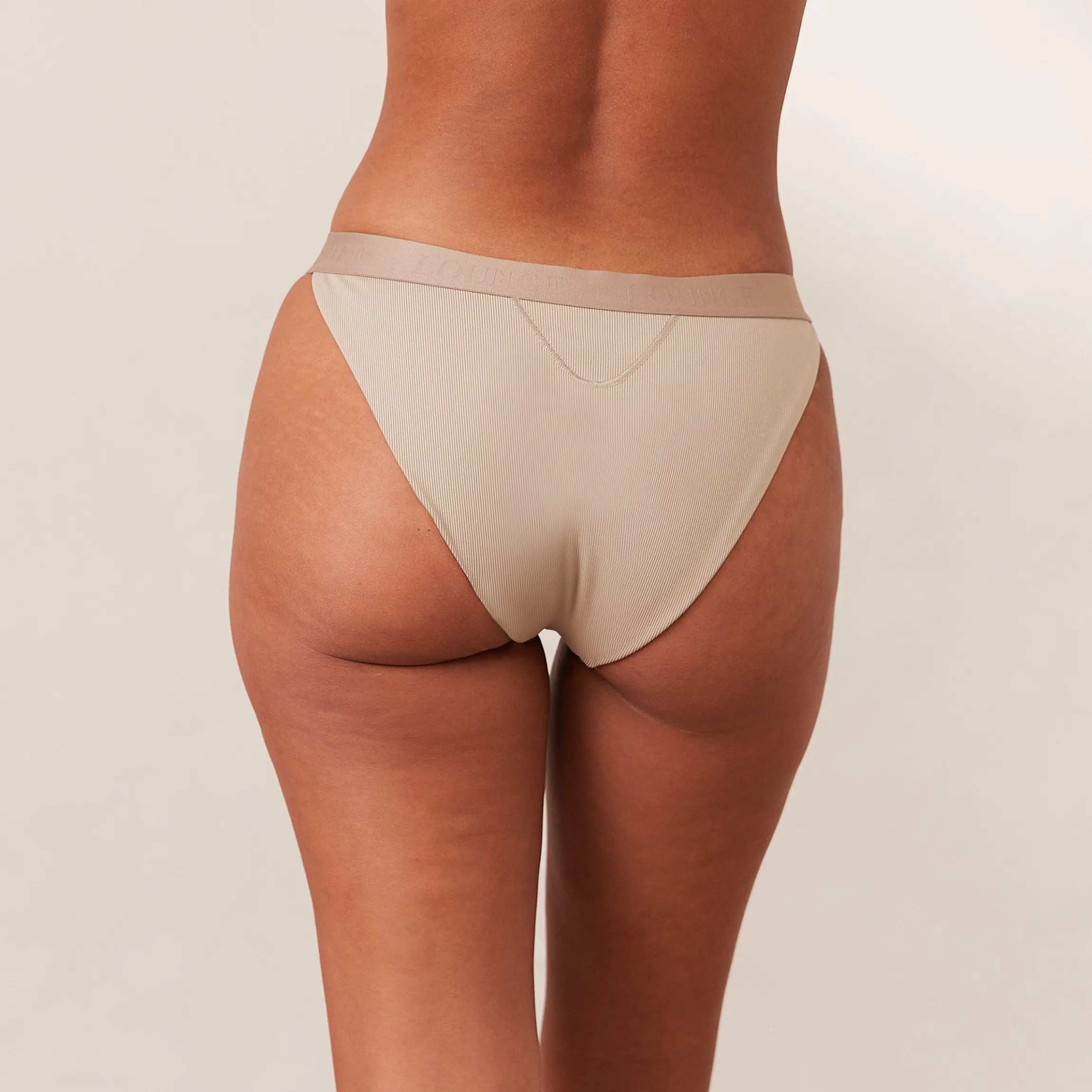 Ribbed Mindful Trusser - Mink
