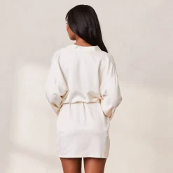Signature Satin Morgenkåbe - Perle