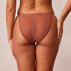 Soft Satin Trusser - Mokka