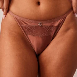 Soft Satin Trusser - Mokka
