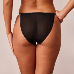 Soft Satin Trusser - Sort