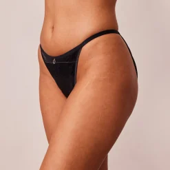 Soft Satin Trusser - Sort
