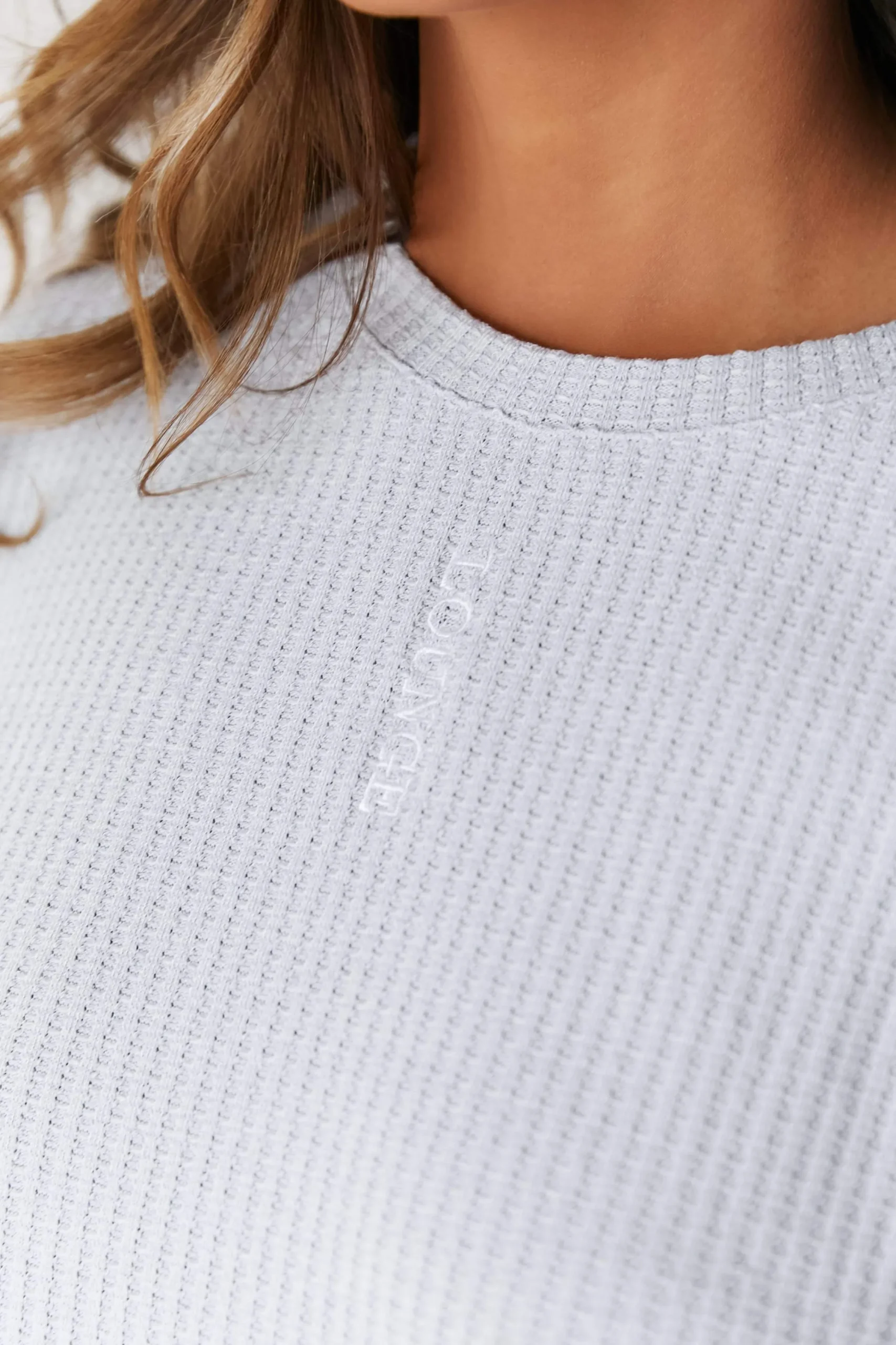 Soft Waffle Pyjama Top - Rimfrost
