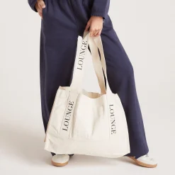 The Lounge Tote - Creme
