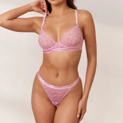 Tofarvet Balcony BH - Pink