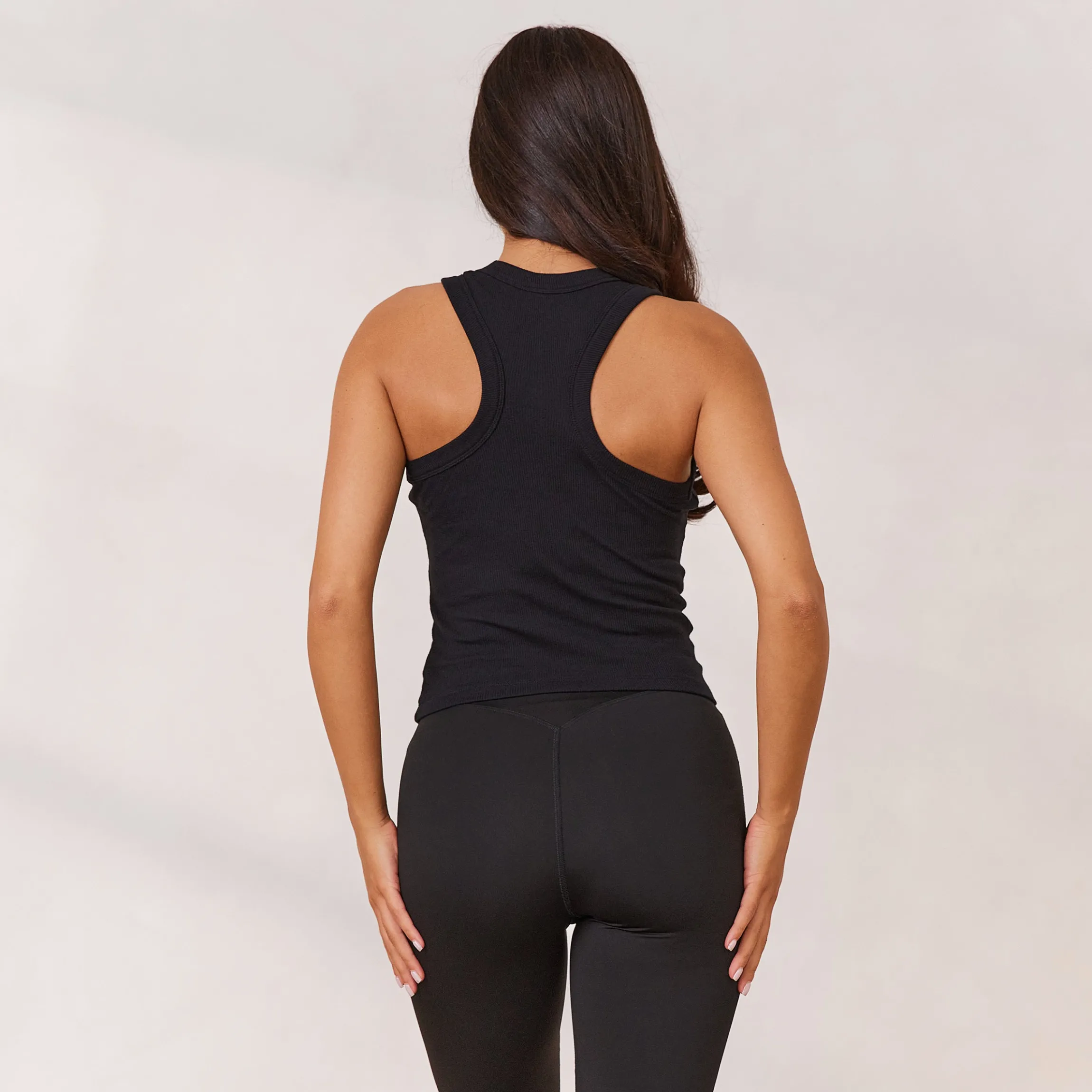 Varsity Bryderryg Top - Sort