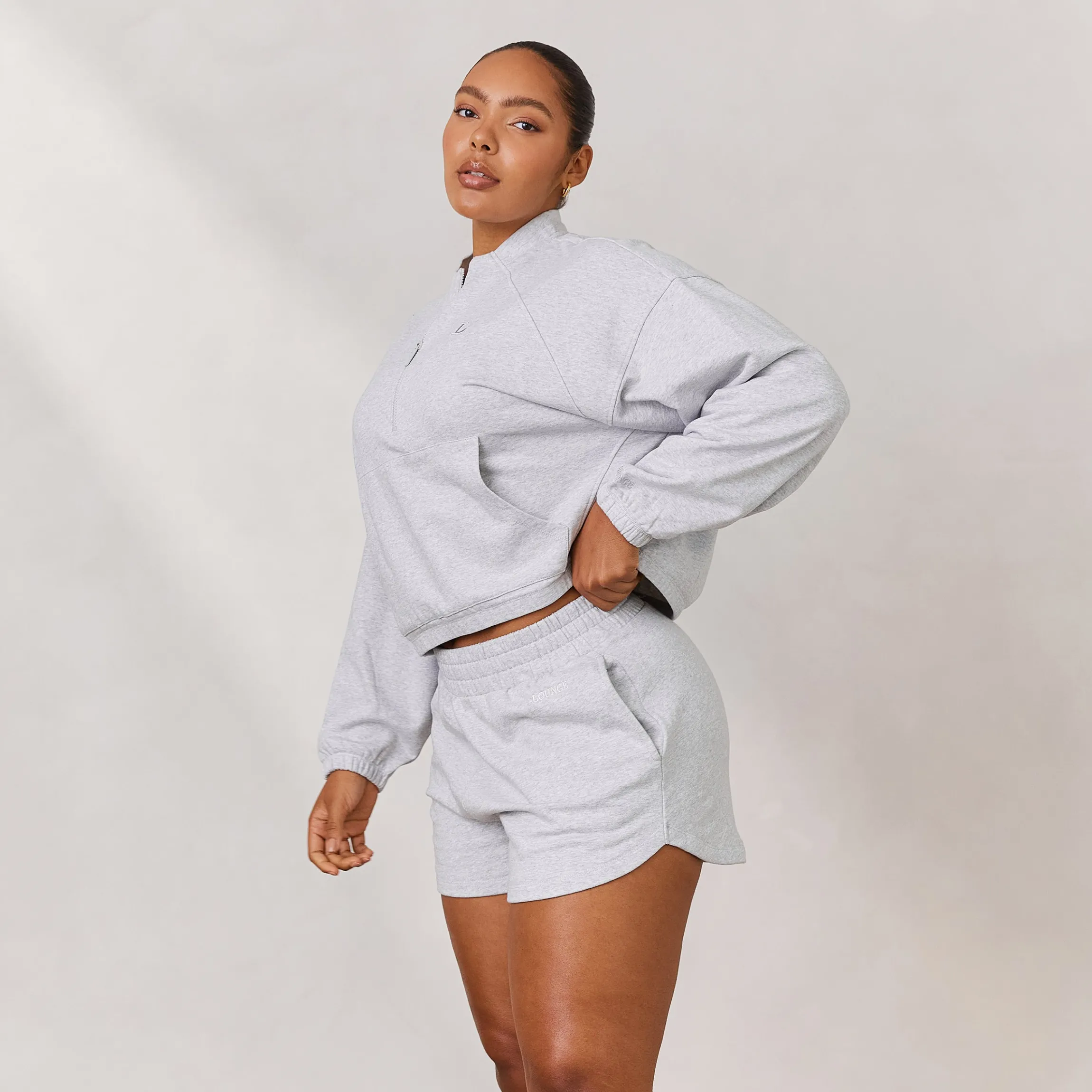 Varsity Joggingshorts - Frostfarvet