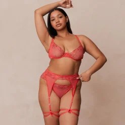 Vixen Intimates BH (sæt) - Kirsebær