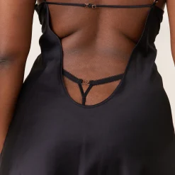 Zalia Slip Dress (sæt) - Sort